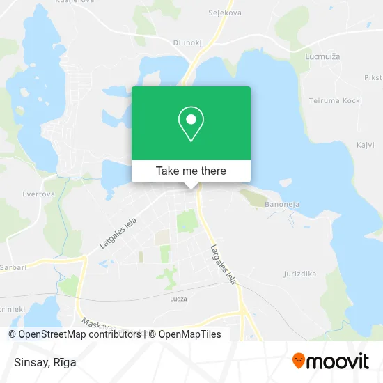 Sinsay map