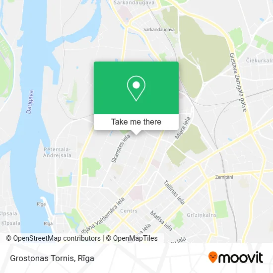 Grostonas Tornis map