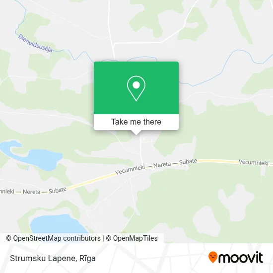 Strumsku Lapene map