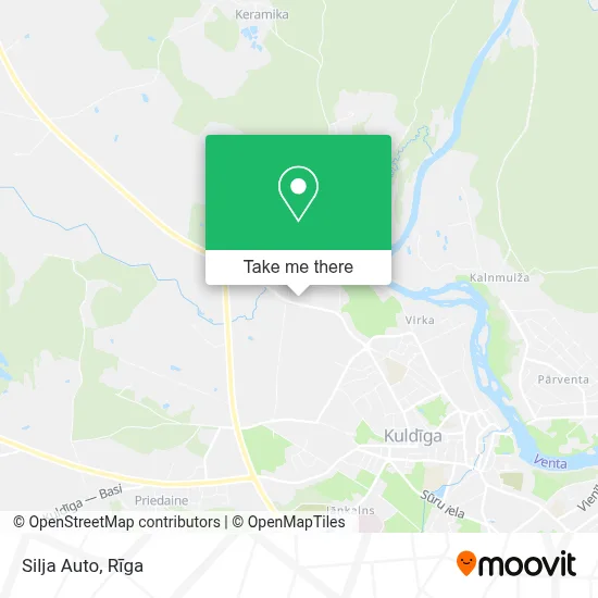 Silja Auto map