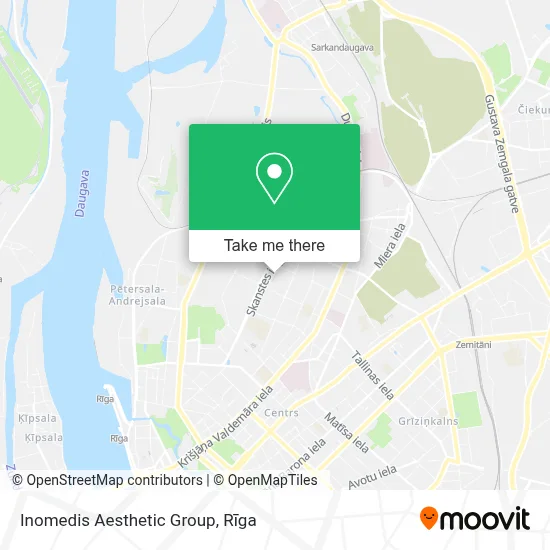 Inomedis Aesthetic Group map