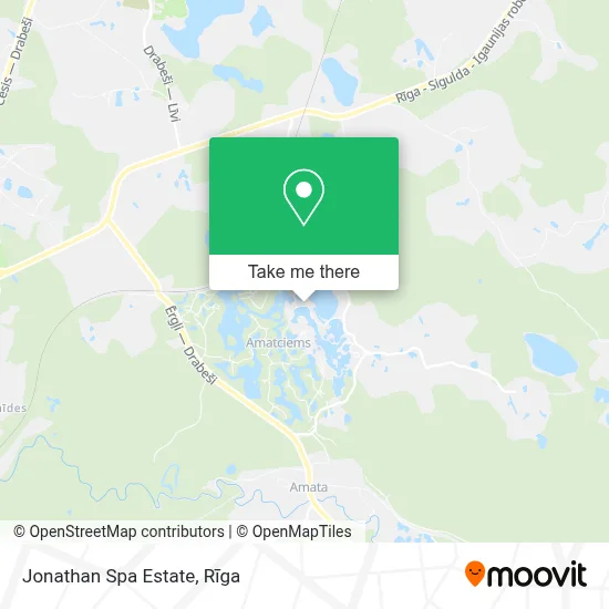 Jonathan Spa Estate map