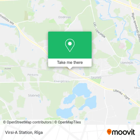 Virsi-A Station map