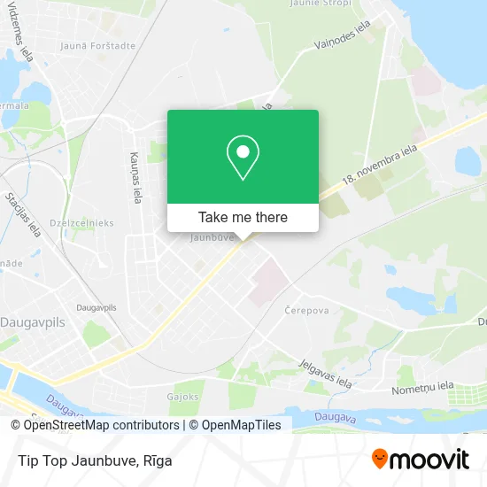 Tip Top Jaunbuve map