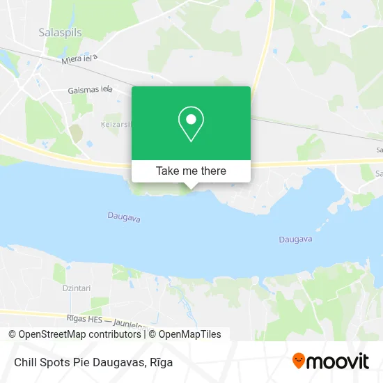 Chill Spots Pie Daugavas map