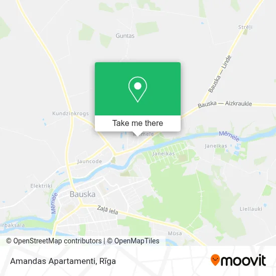 Amandas Apartamenti map
