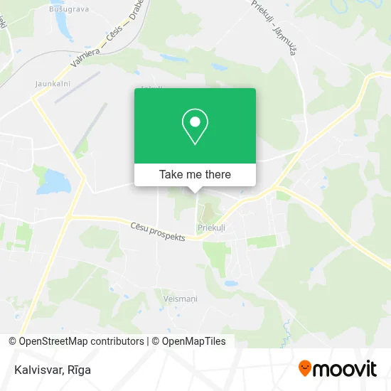 Kalvisvar map