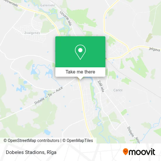Dobeles Stadions map