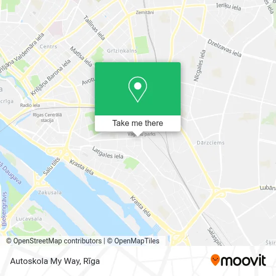Autoskola My Way map