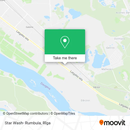 Star Wash- Rumbula map