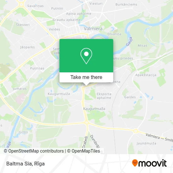 Baltma Sia map
