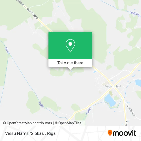 Viesu Nams ''Slokas'' map