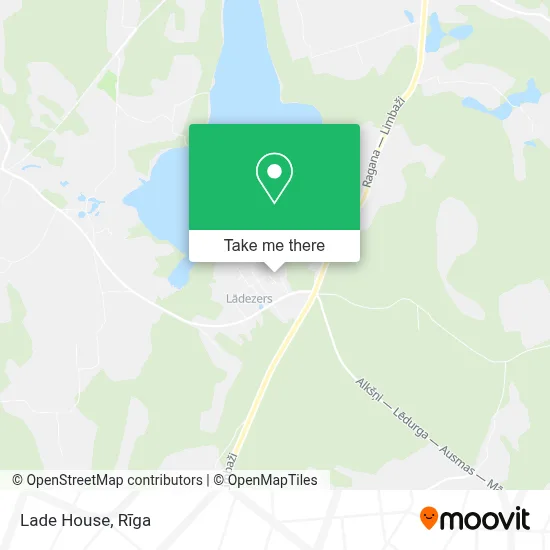 Lade House map