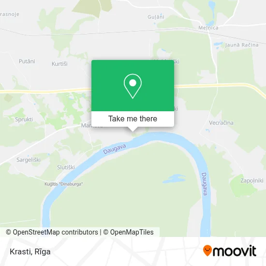 Krasti map