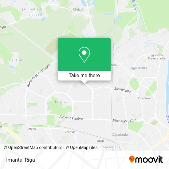 Imanta map