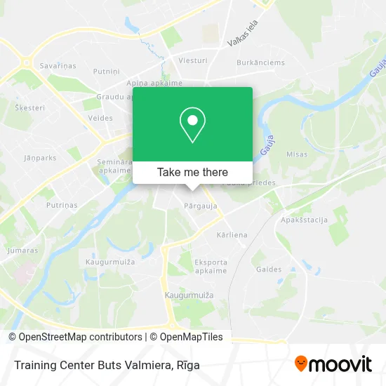 Training Center Buts Valmiera map