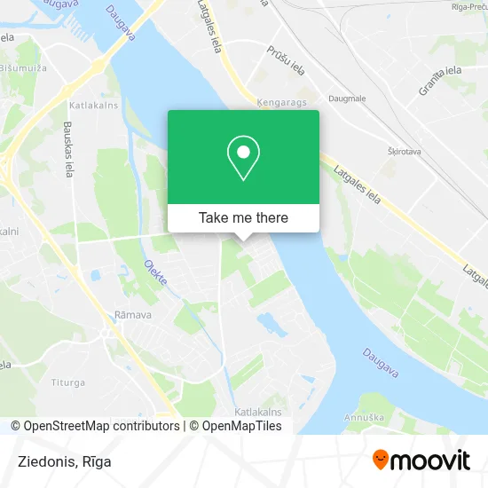 Ziedonis map