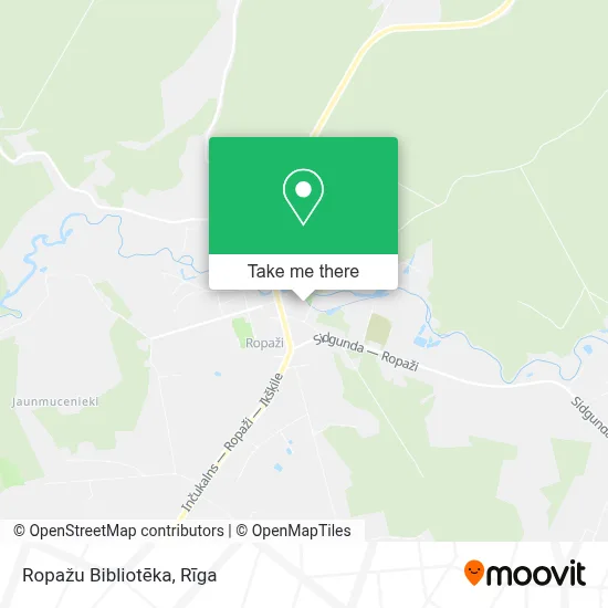 Ropažu Bibliotēka map