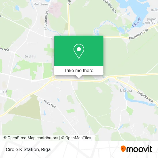 Circle K Station map