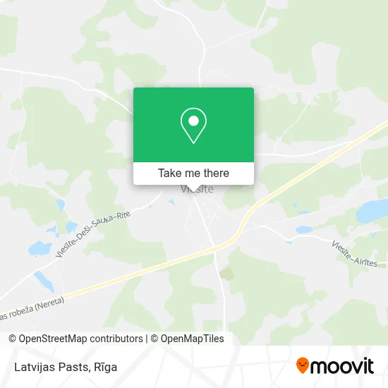Latvijas Pasts map