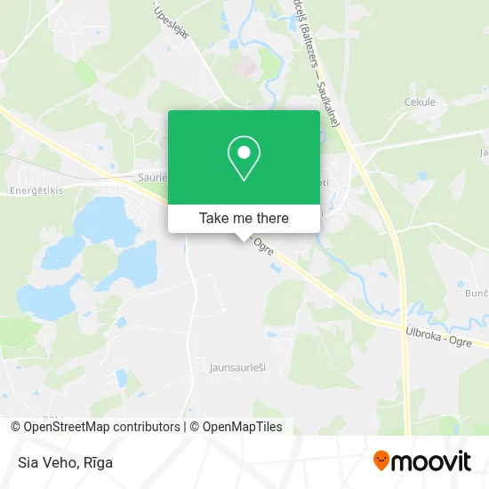 Sia Veho map