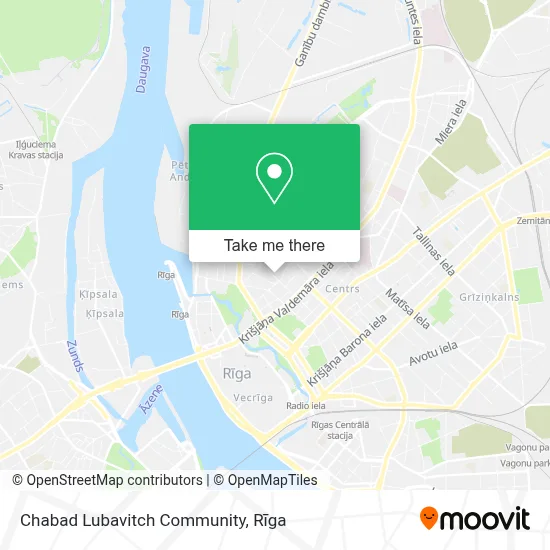 Chabad Lubavitch Community map