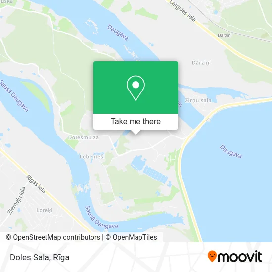 Doles Sala map