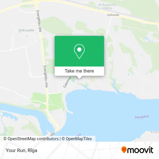 Your Run map