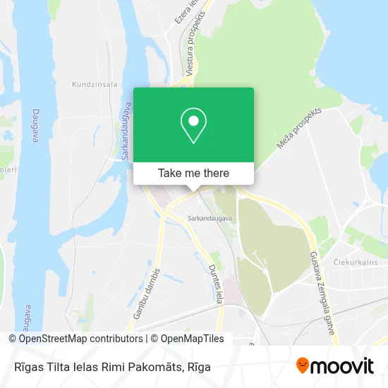 Rīgas Tilta Ielas Rimi Pakomāts map