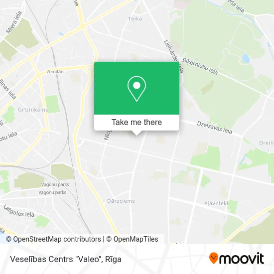 Veselības Centrs "Valeo" map
