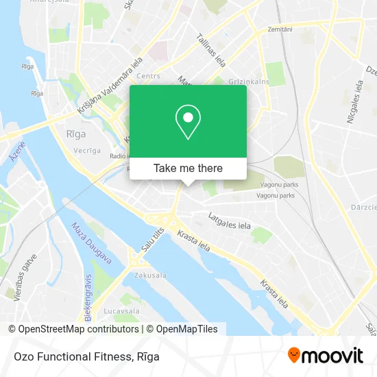 Ozo Functional Fitness map