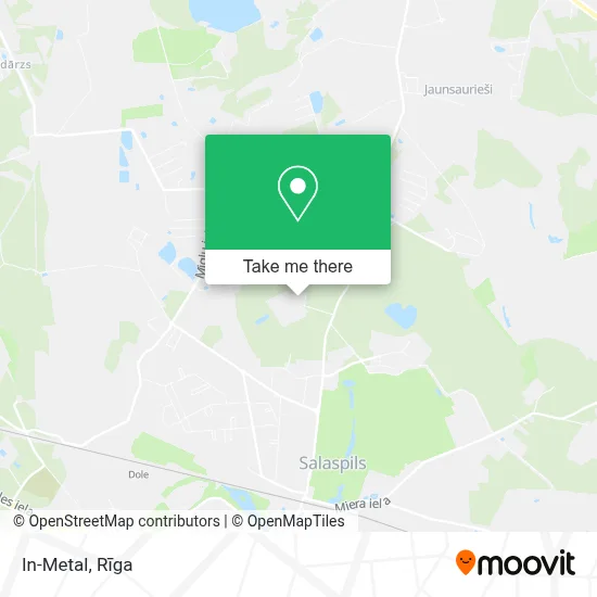 In-Metal map