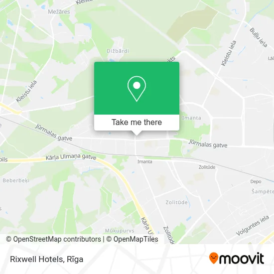 Rixwell Hotels map