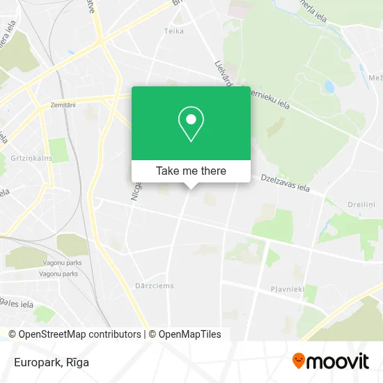 Europark map
