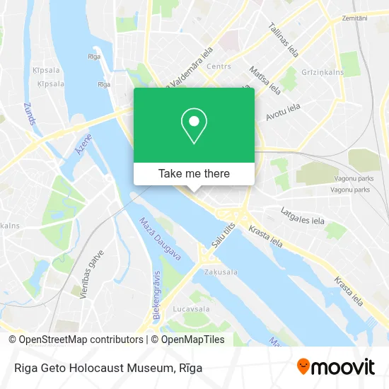 Riga Geto Holocaust Museum map