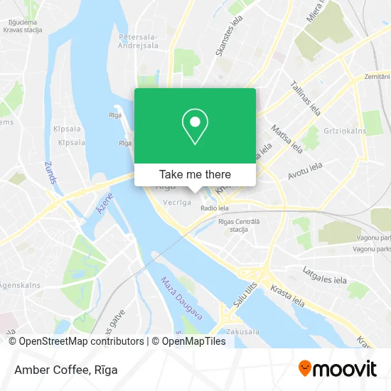 Amber Coffee map