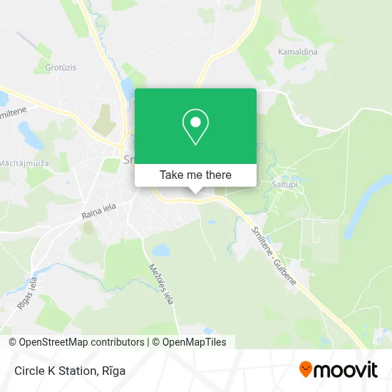 Circle K Station map