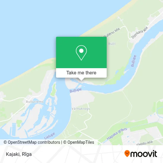 Kajaki map