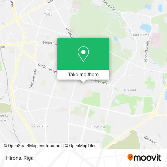 Hirons map