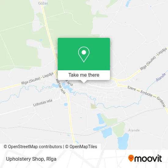 Upholstery Shop map