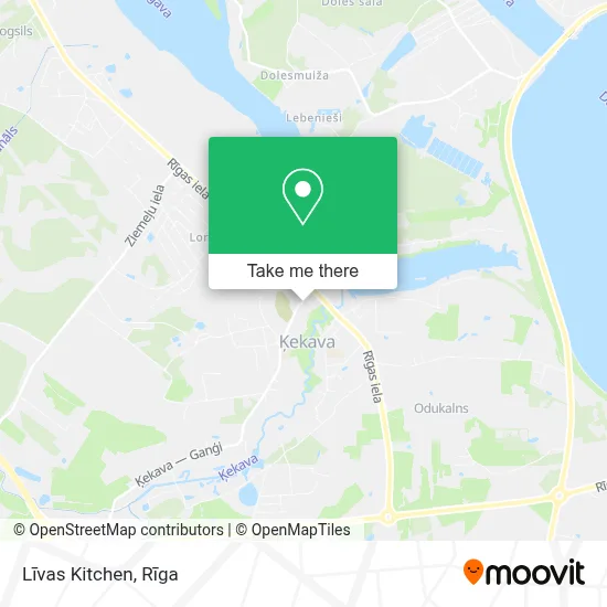 Līvas Kitchen map