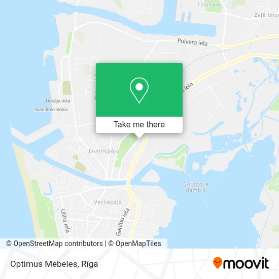 Optimus Mebeles map