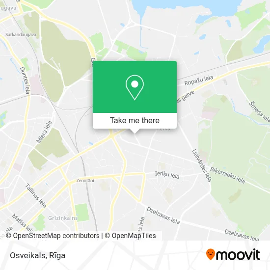 Osveikals map