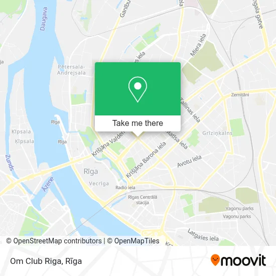 Om Club Riga map