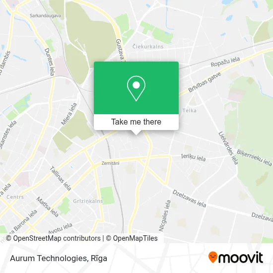 Aurum Technologies map