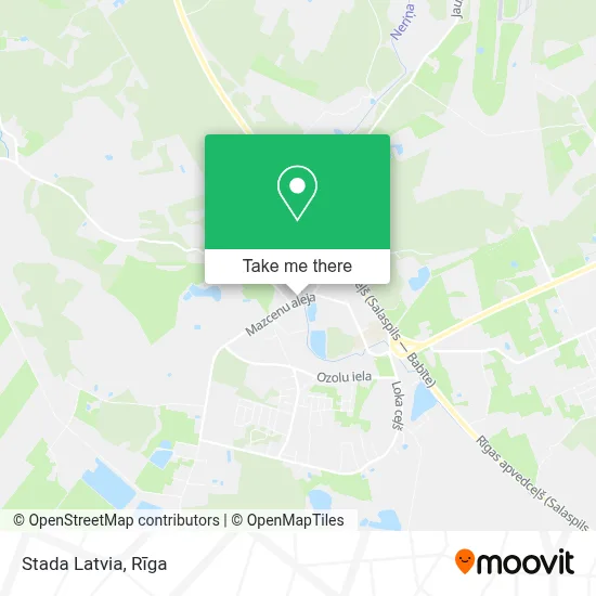 Stada Latvia map