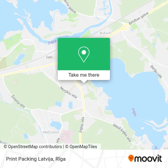 Print Packing Latvija map