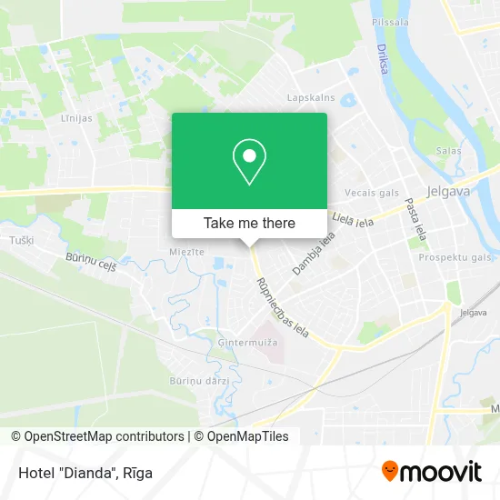 Hotel "Dianda'' map