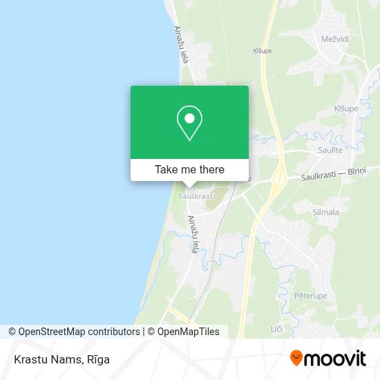 Krastu Nams map
