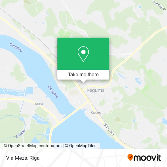 Via Mezs map